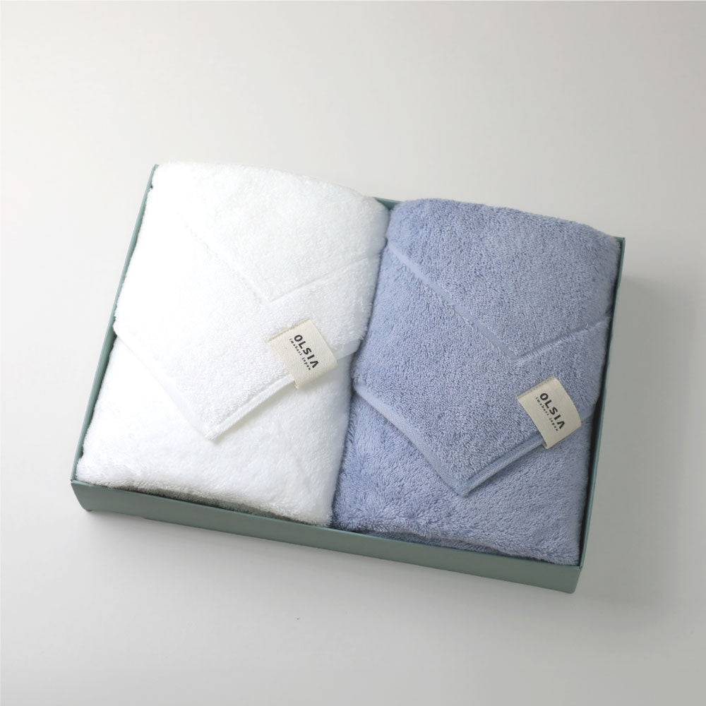 Premium Cotton ギフトセット（コンパクトバスタオル2枚）