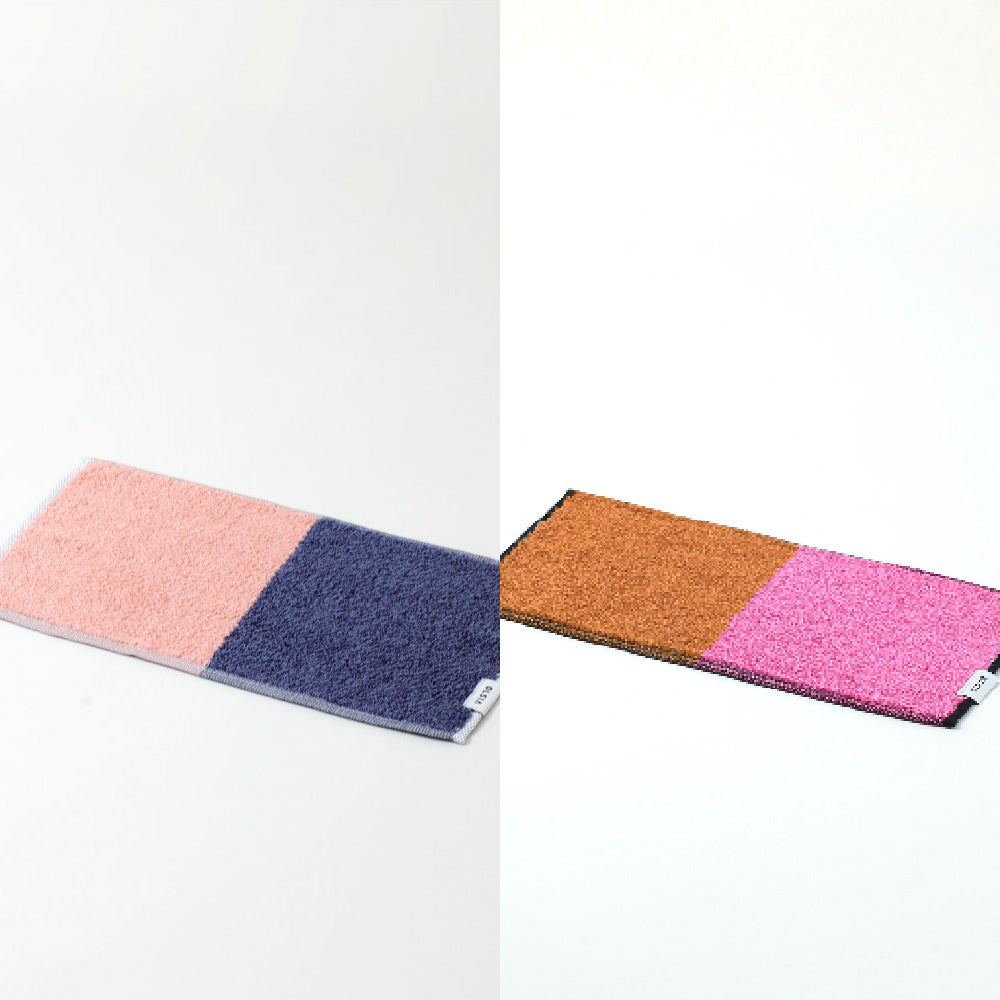 2Couleurs ハーフハンカチギフトボックスセット（ハーフハンカチタオル2枚）