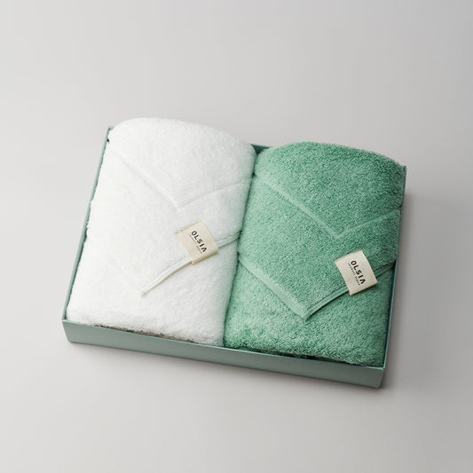 Premium Cotton ギフトセット（コンパクトバスタオル2枚）