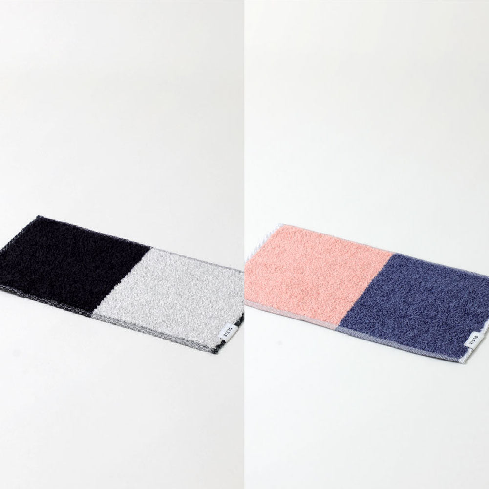 2Couleurs ハーフハンカチギフトボックスセット（ハーフハンカチタオル2枚）
