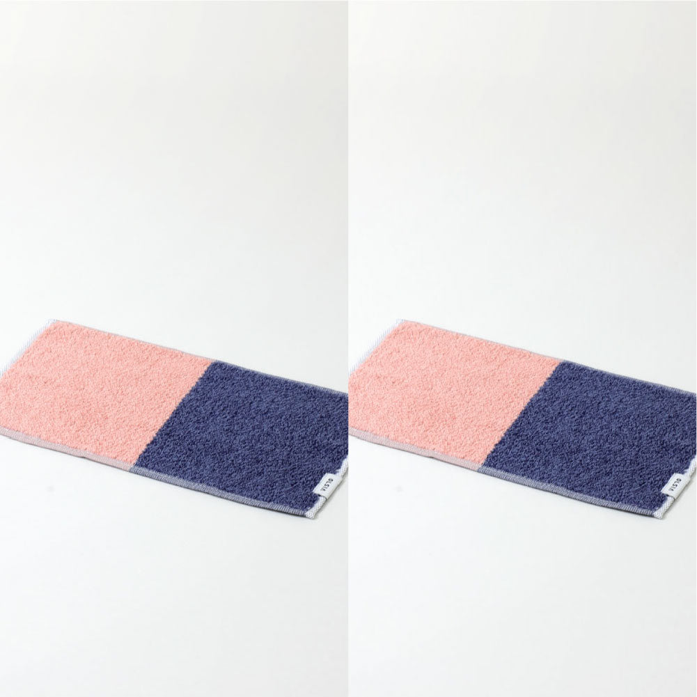 2Couleurs ハーフハンカチギフトボックスセット（ハーフハンカチタオル2枚）