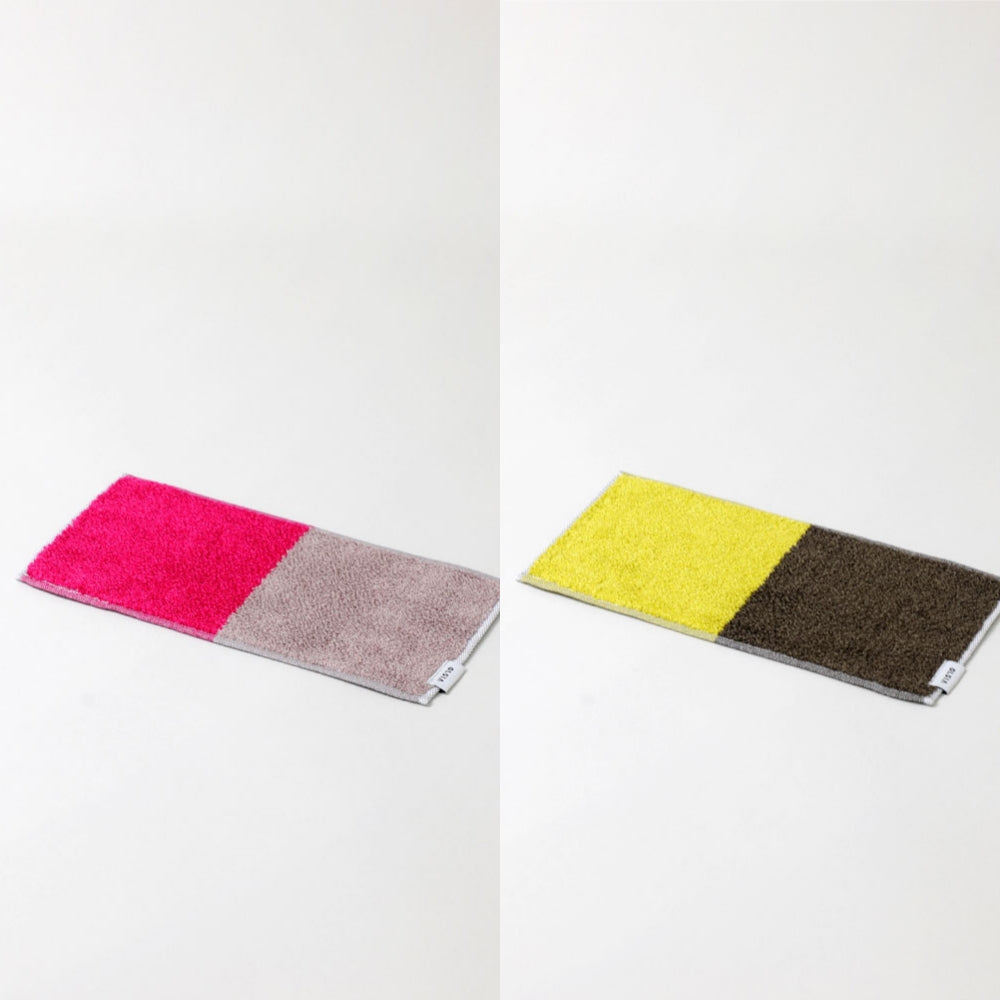 2Couleurs ハーフハンカチギフトボックスセット（ハーフハンカチタオル2枚）